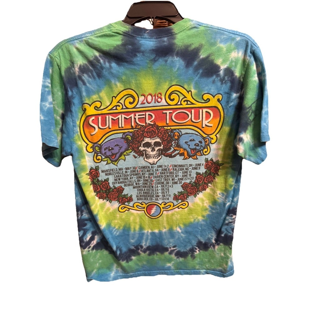 DEAD AND COMPANY Summer Tour 2018 Concert T-Shirt Adult Medium Tie Dye Grateful - Picture 2 of 4